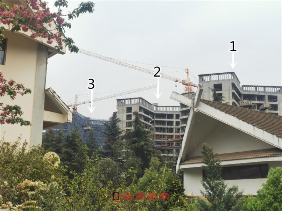 中南君啟A2地塊建筑已經封頂 中南君啟A2地塊建筑已經封頂