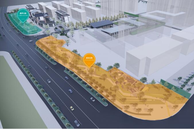 東原印1905童夢童享與運(yùn)動公園布局示意 東原印1905童夢童享與運(yùn)動公園布局示意