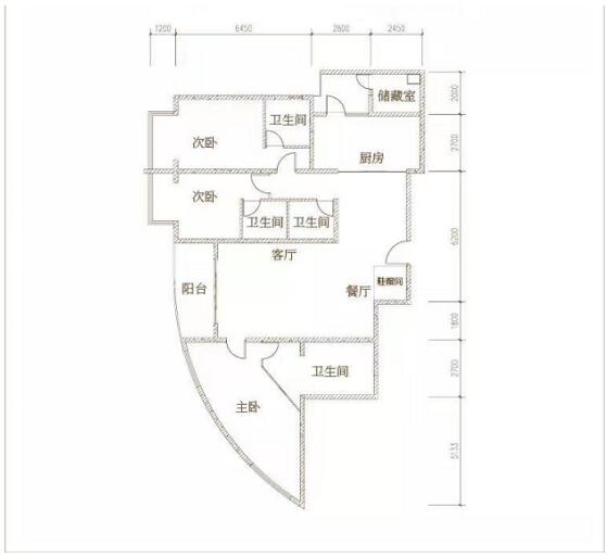 永和府建面約203平米戶型 永和府建面約203平米戶型