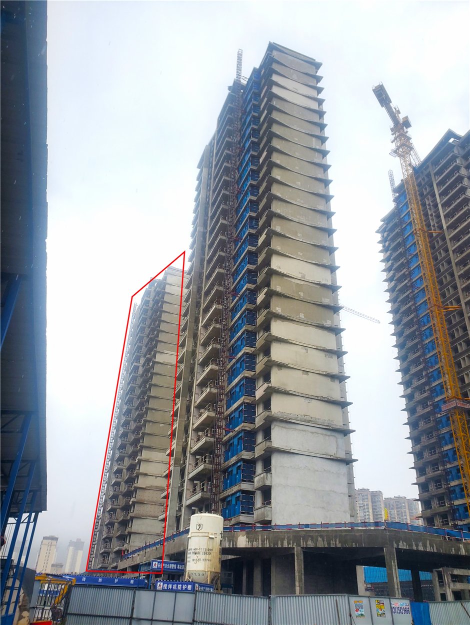 中鐵芙蓉1891項目1號樓近況實拍 中鐵芙蓉1891項目1號樓近況實拍