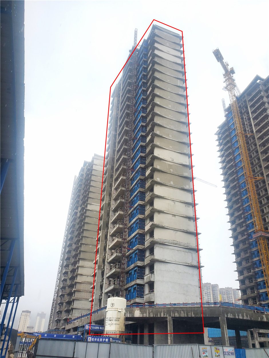 中鐵芙蓉1891項目2號樓近況實拍 中鐵芙蓉1891項目2號樓近況實拍