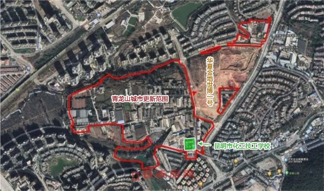 青龍山舊城改造用地范圍 青龍山舊城改造用地范圍