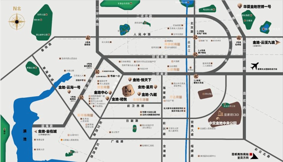 金地十一峯區位圖 金地十一峯區位圖