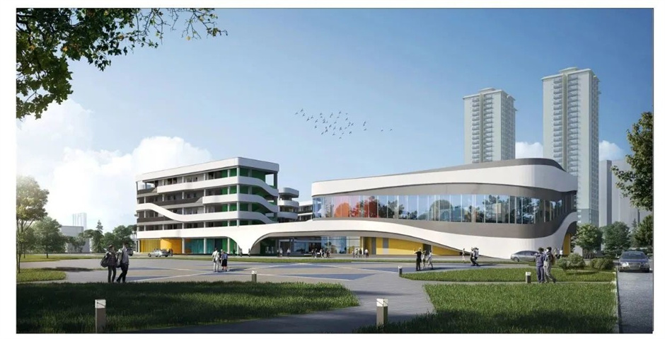 書林一小雙塔校區(qū)效果圖 書林一小雙塔校區(qū)效果圖