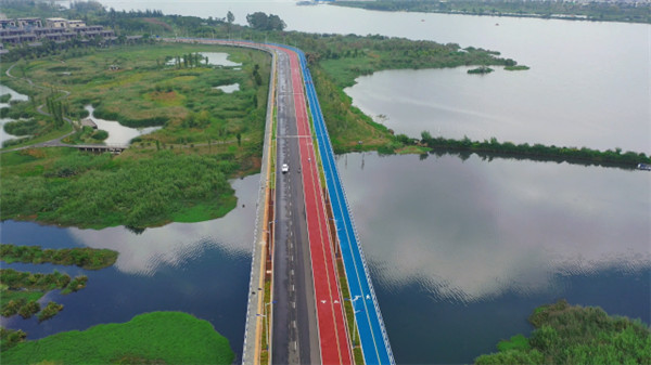 滇池草海片區(qū)已建成11.7公里綠道,成為昆明最美打卡點 滇池草海片區(qū)已建成11.7公里綠道,成為昆明最美打卡點