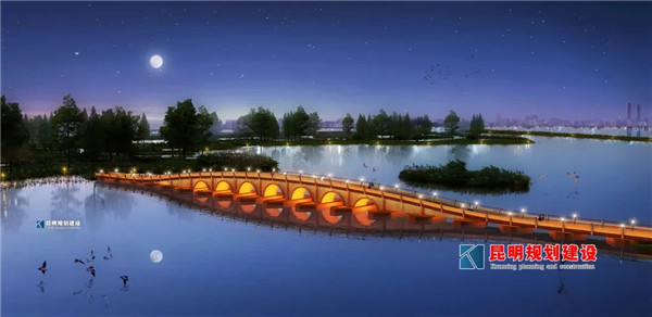 滇池草海將添一座七孔浮橋!東風(fēng)壩整治修復(fù)工程進(jìn)展順利 滇池草海將添一座七孔浮橋!東風(fēng)壩整治修復(fù)工程進(jìn)展順利