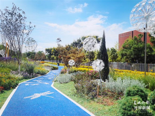 夜景超漂亮!昆明又添一“綠美”打卡地 夜景超漂亮!昆明又添一“綠美”打卡地