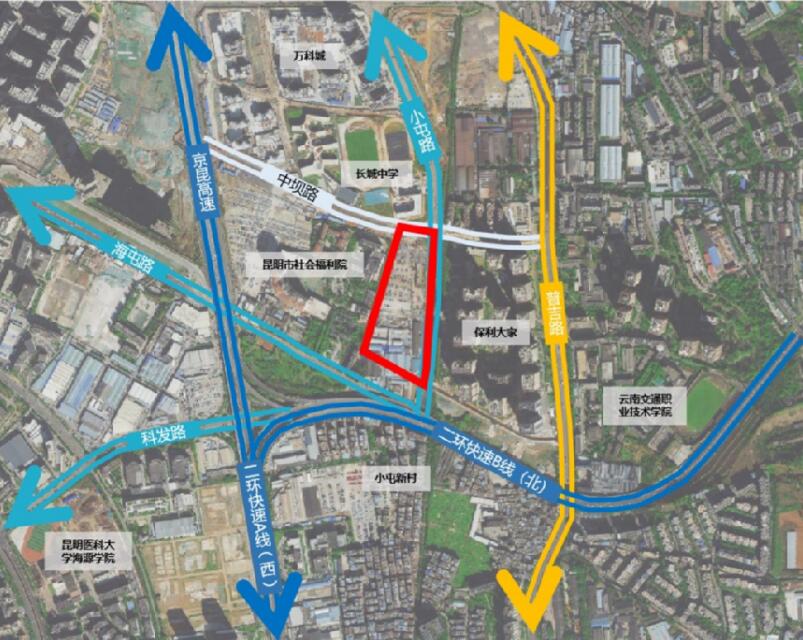 西北新城36班小學規劃公示地塊 西北新城36班小學規劃公示地塊