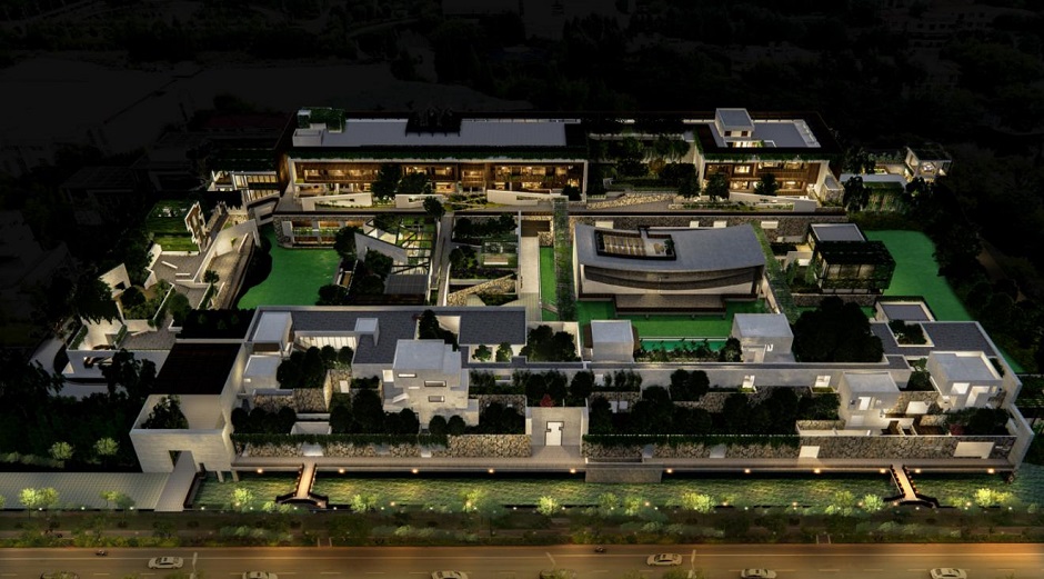 松贊昆明酒店建筑效果圖 松贊昆明酒店建筑效果圖