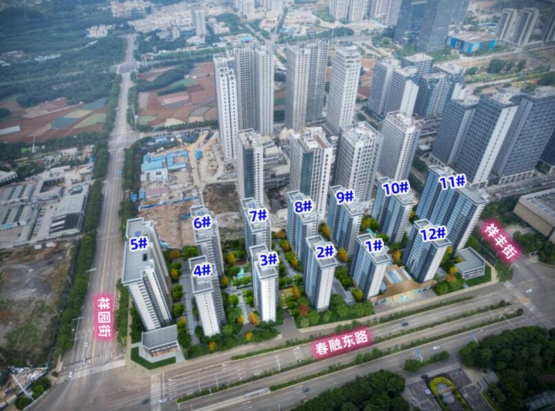 邦泰·臻境項目規劃了12棟住宅 邦泰·臻境項目規劃了12棟住宅