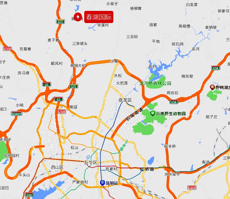 保利春湖國際的位置 保利春湖國際的位置