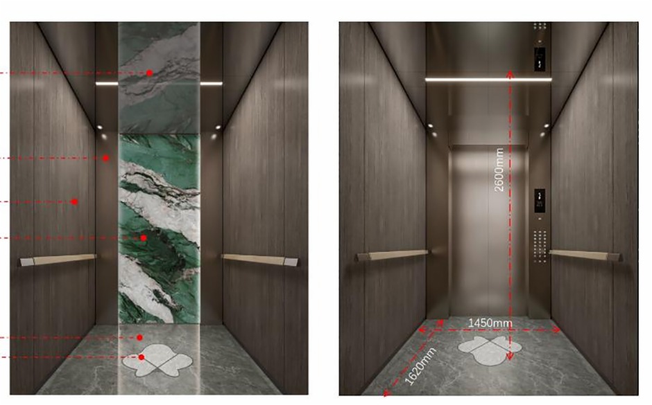 電梯轎廂(效果圖) 電梯轎廂(效果圖)