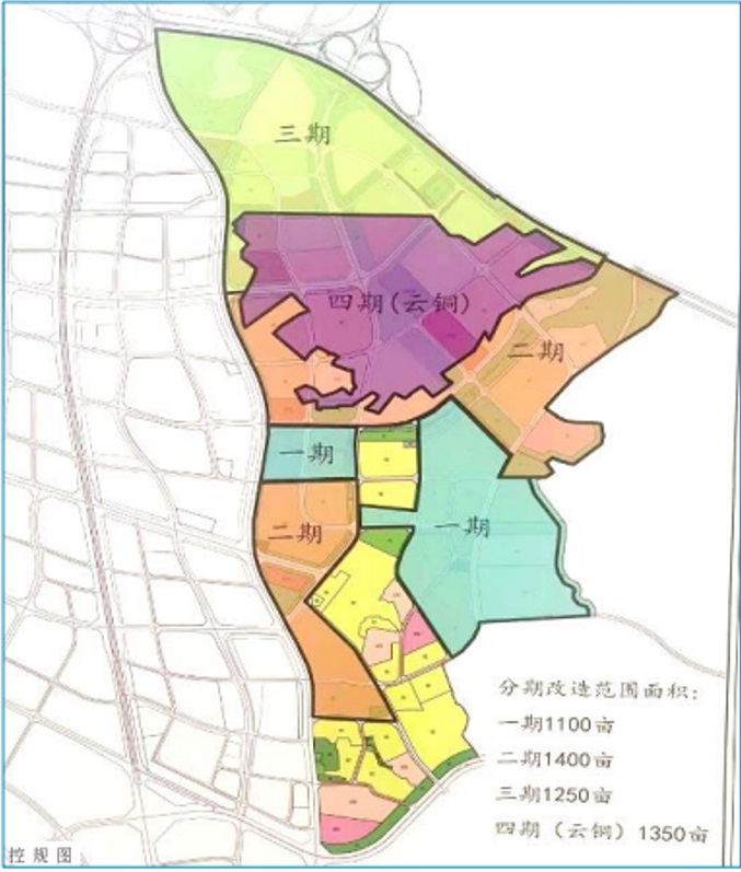普東片區分區改造規劃圖 普東片區分區改造規劃圖