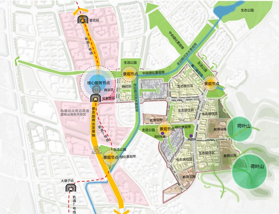 普東一期城市設計圖 普東一期城市設計圖