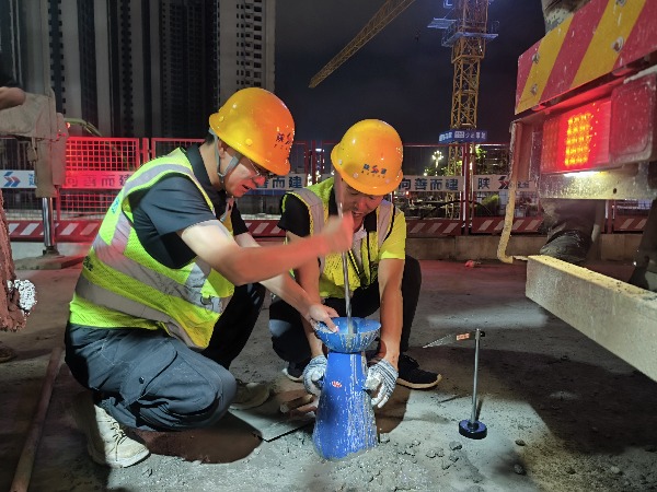 混凝土試件留置